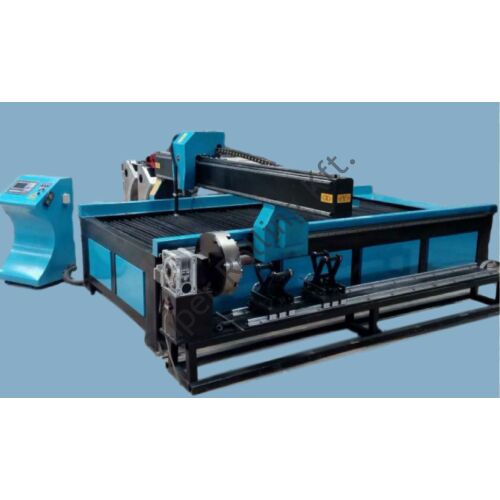SupR® CNC plazmavágógép 2500x1300, plazmaforrással, csővágó  modullal d200/3000mm