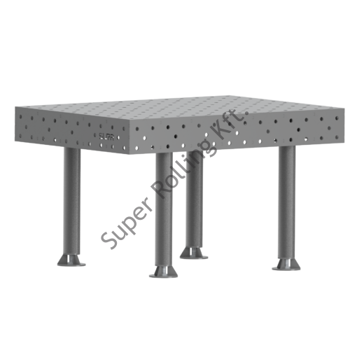 SupR®  Hegesztőasztal 2000 x 1400 x 8 mm d 16 rendszer furattal, 4 db lábbal