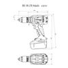 Kép 2/2 - BS 18 LTX Impuls  Akkus fúrócsavarozó 
