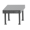 SupR®  Hegesztőasztal 2400 x 1400 x 8 mm d 16 rendszer furattal, 6 db lábbal