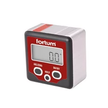 FORTUM digitális szögmérő, mérési tartomány 180° ( 0-360°)