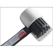 Gumikalapács üvegszálas nyéllel,fehér gumi:70mm, 0,68 kg