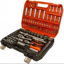  Dugókulcs készlet, 1/2", 1/4", 108 darabos