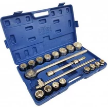Dugókulcs készlet, 3/4", 21 darabos