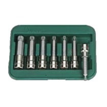 HANS1/2" XZN-12Pt hoszú bit-dugókulcsfej készlet 7r.m5-m16 46028-47