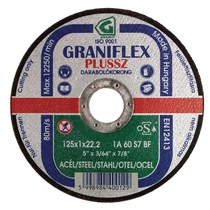 Graniflex vágókorong 125 x 22 x 2,5 mm (Szénacél)