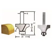 MAKITA Gömbölyítő csapágyas kés, befogó: 8 átmérő: 19 rádiusz: 3,2
