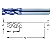 Keményfém ujjmaró, 4 élû  Ø3-6 mm-ig