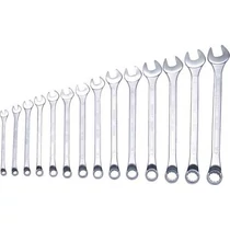 Kennedy csillag-villás kulcskészlet hajlított 14 részes 6-19 mm