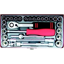 Kennedy 29 darabos metrikus és AF-colos készlet 1/4"