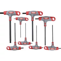 Kennedy Pro-Torq T-nyelű gömbvégű imbuszkulcs készlet 8 részes