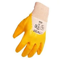 Nitril light védőkesztyű, sárga