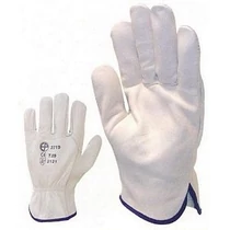 Kesztyű színmarhabőr tenyér és kézhát, szürke