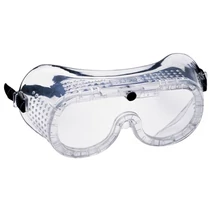 Gumipántos direkt nyilású védőszemüveg, víztiszta