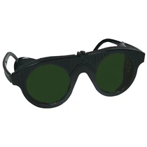 Lángheg. DIN5 védőszemüveg műanyag fekete