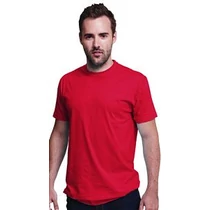 Garai póló unisex piros 100% pamut 190 g/m2