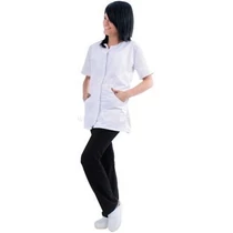 Női tunika gallér nélküli karcsúsított