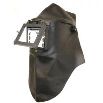 Hegesztő Bőr fejkámzsa ,bőr fejpajzs 90x110 látómező