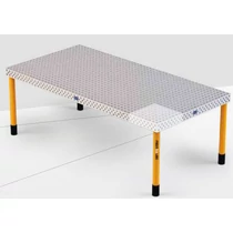 Demmeler 3D hegesztőasztal, 16-os rendszer PL 2400x1200x100, állítható lábbal