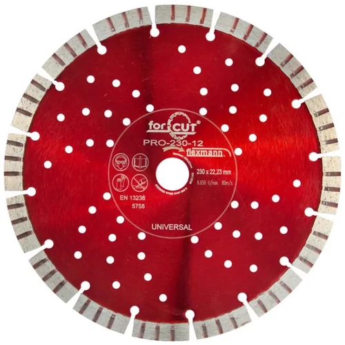 Flexmann gyémánttárcsa PRO 230 x 3,0 x 12 x 16 x 22mm