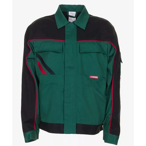 Highline dzseki, zöld/fekete/piros, 65% poliészter, 35% pamut