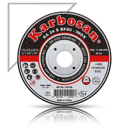 Karbosan vágókorong 230 x 1,9mm (Szénacél, Inox)