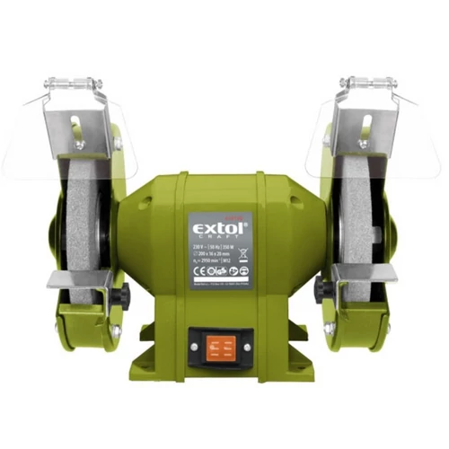 Kettős köszörűgép 350W száraz 200x16x20mm