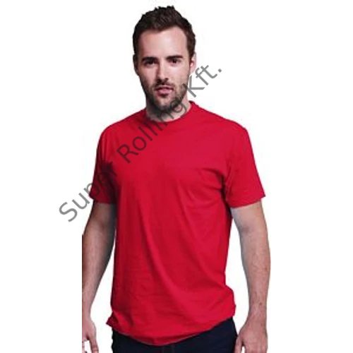Garai póló unisex piros 100% pamut 190 g/m2