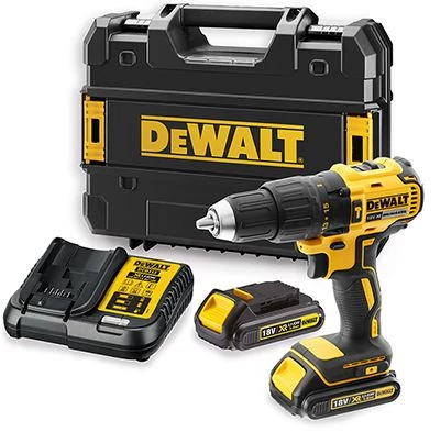 DEWALT DCD778S2T-QW Szénkefementes akkus ütvefúró-csavarozó TSTAK kofferben (2x1,5Ah/18V)