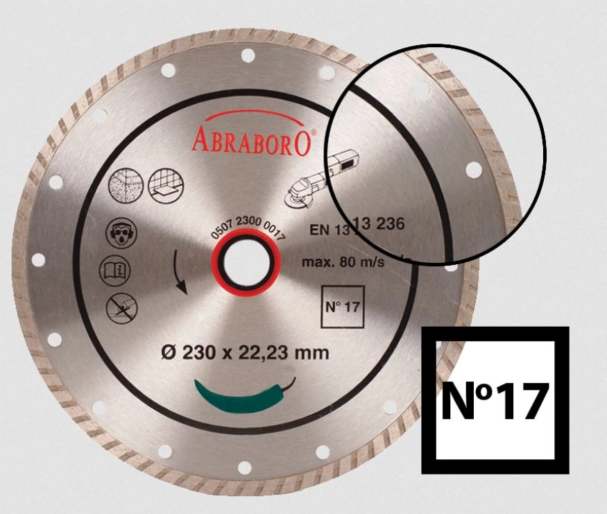 Gyémánttárcsa Turbo 115 x 2,2 x 22,23mm
