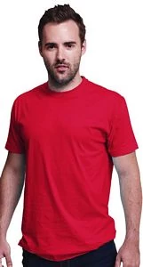 Garai póló unisex piros 100% pamut 190 g/m2