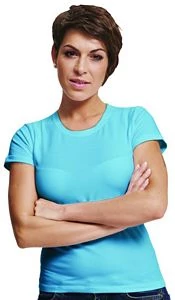 Surma női póló 95% pamut, 5% elasztán, 170 g/m2
