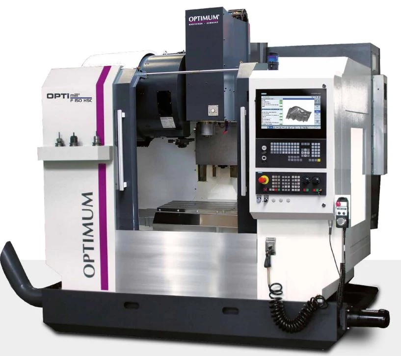 OPTImill F 150 HSC (900x410mm, 12kW, 760x430x460mm,24 karos szcs.) megmunkálóközp S 828D PPU290 vez.